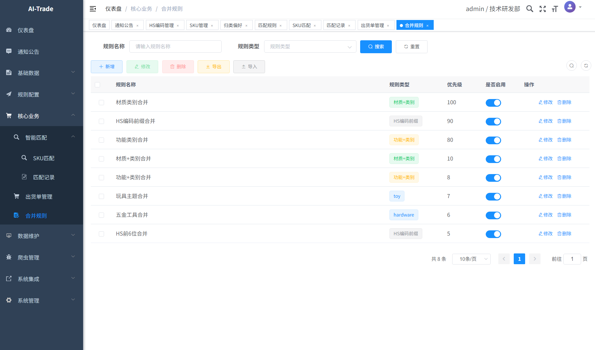 AI-CUSTOMS-合规预检