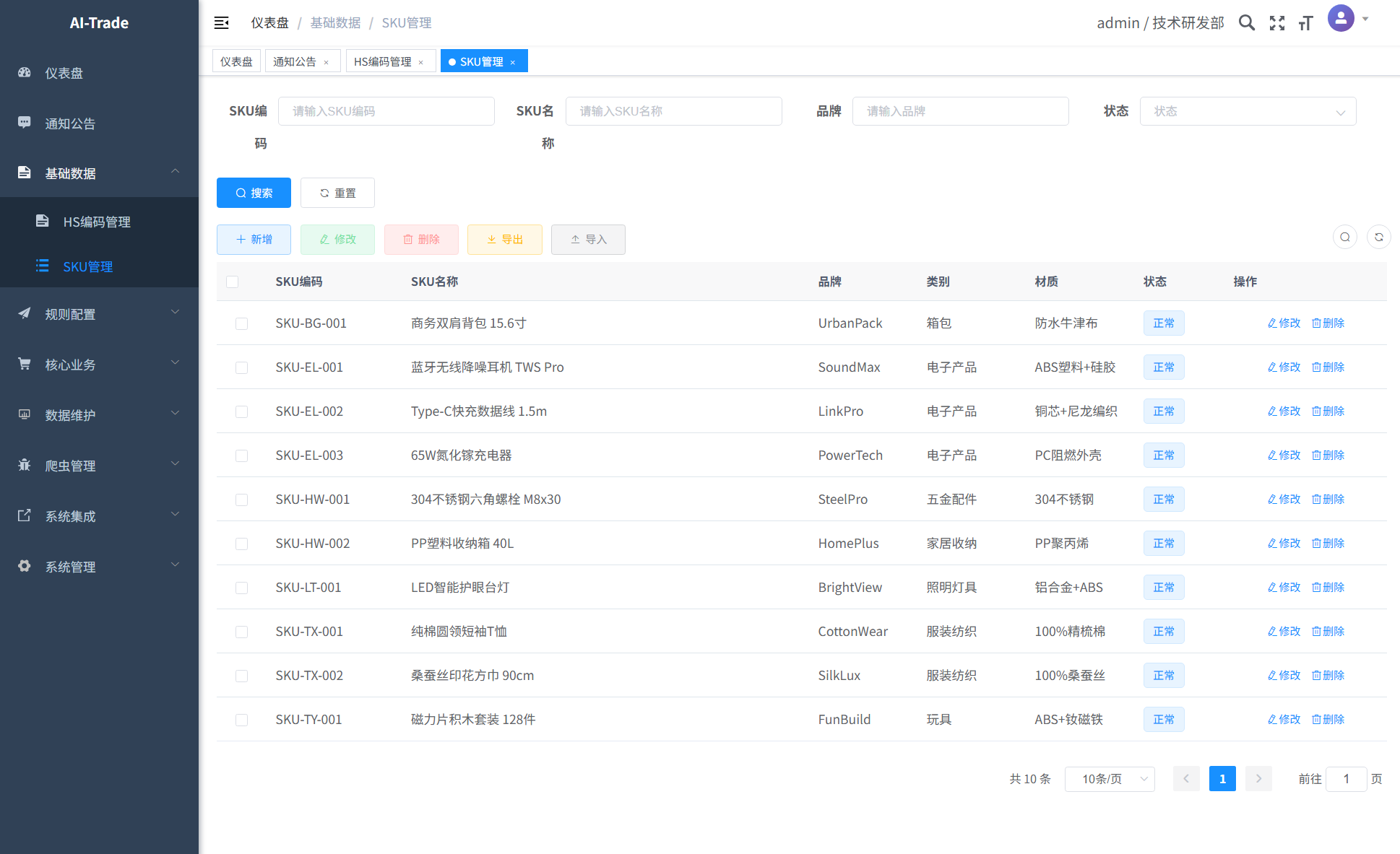 AI-CUSTOMS-审核工作流